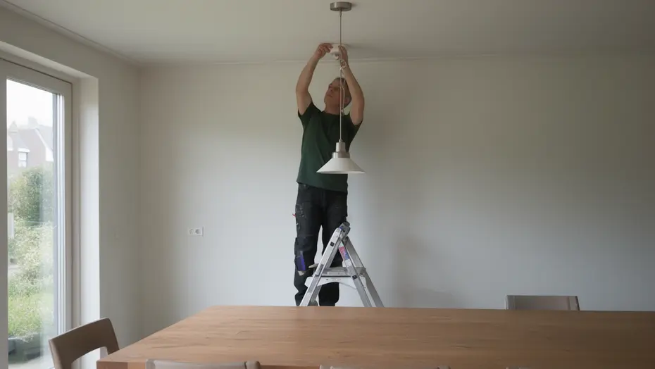 Lampen, gordijnrails en tv laten ophangen