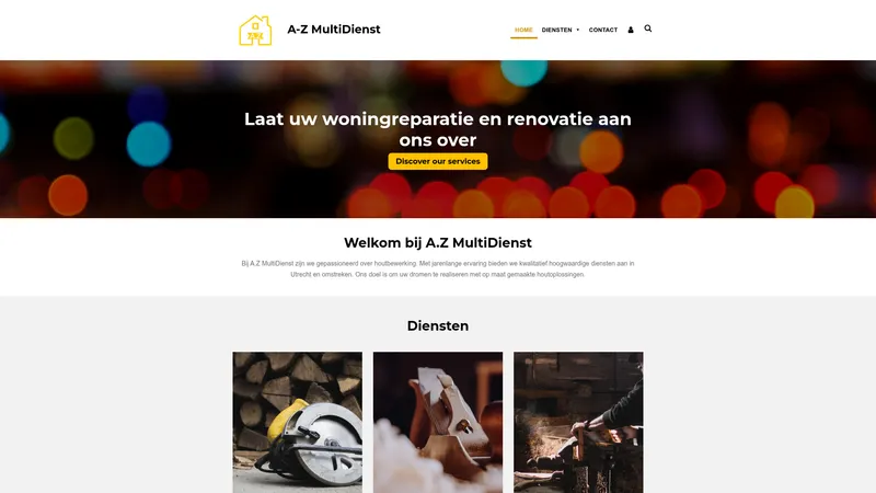 Website van A.Z MultiDienst