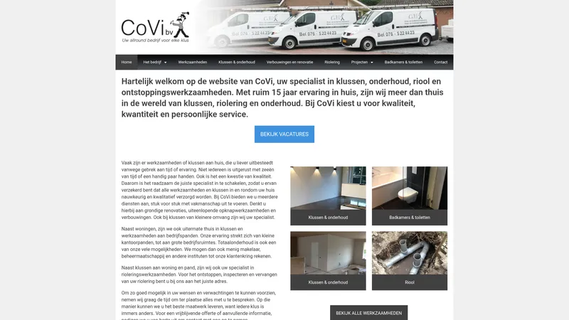 Website van CoVi BV