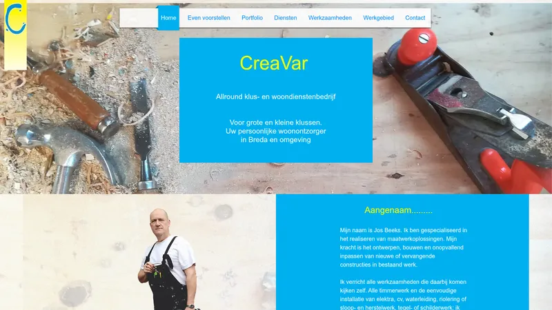 Website van Creavar
