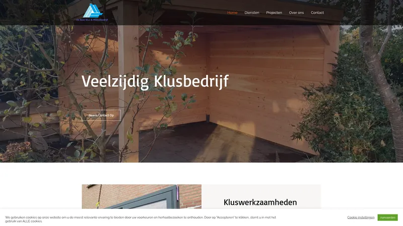 Website van De Boer klus en metselbedrijf | Klusbedrijf Den Helder
