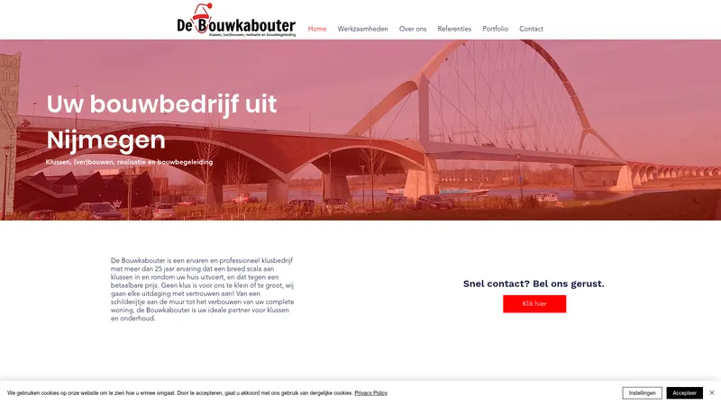 Website van De Bouwkabouter v.o.f.🛠