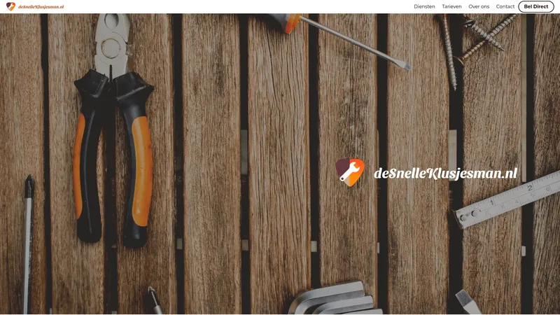 Website van de Snelle Klusjesman