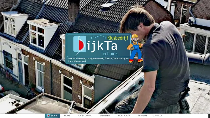 Website van Dijkta techniek