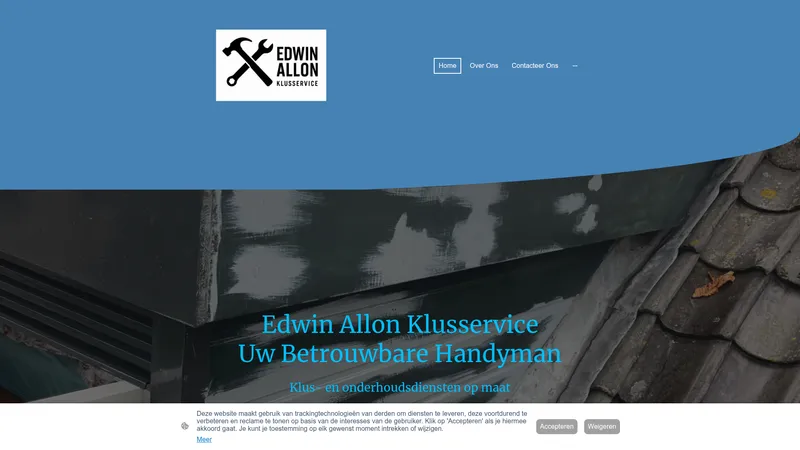Website van edwin allon klusservice