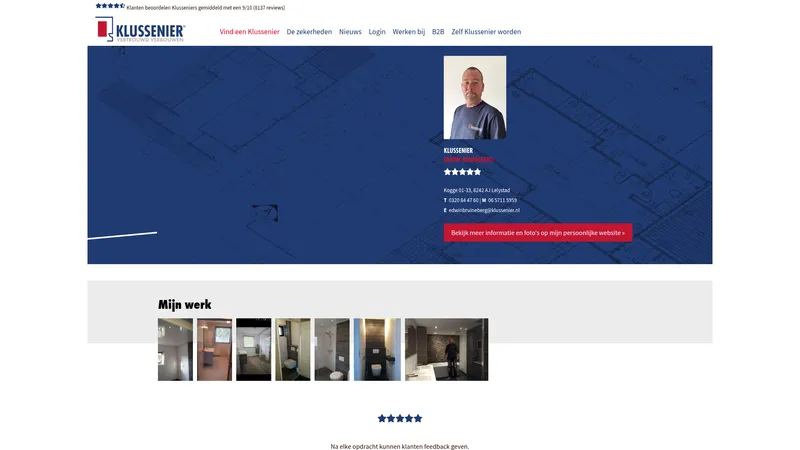 Website van Edwin Bruineberg De Klussenier ðŸ›
