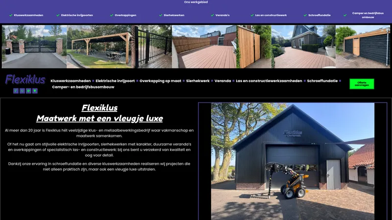 Website van Flexiklus