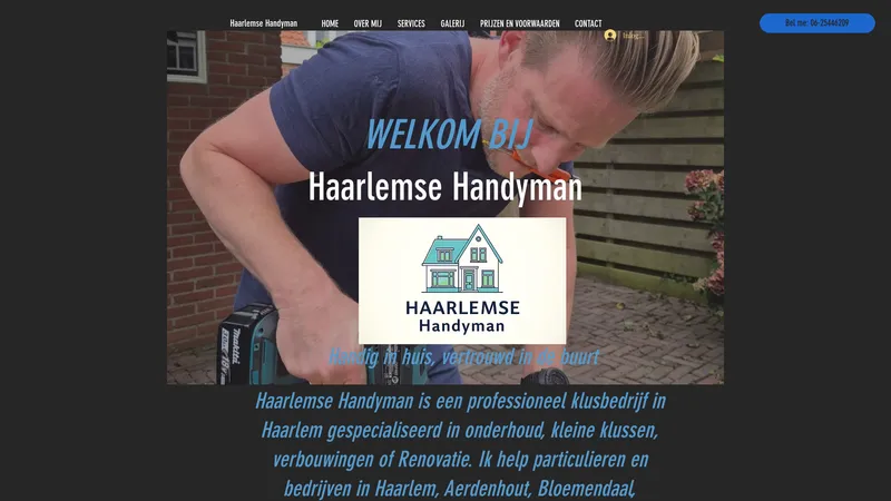 Website van Haarlemse Handyman