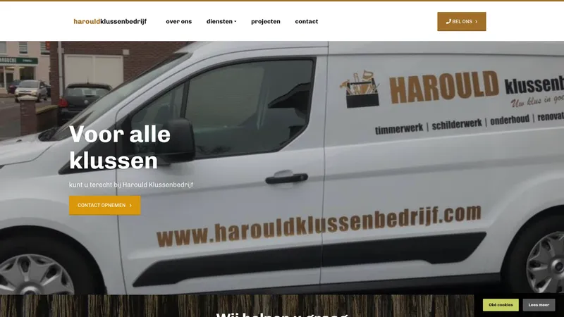 Website van Harould Klussenbedrijf 🛠