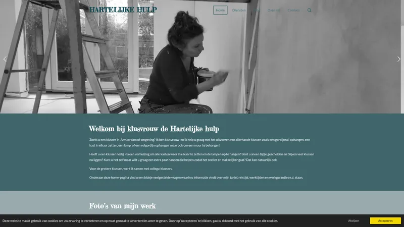 Website van Hartelijke Hulp