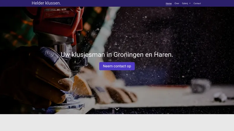 Website van Helder klussen