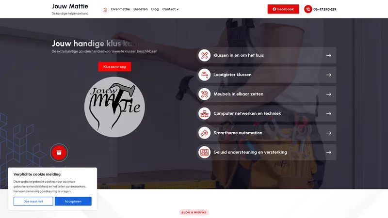 Website van Jouw Mattie