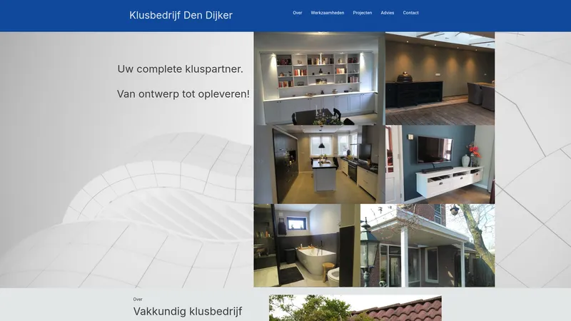 Website van Klusbedrijf Den Dijker🛠