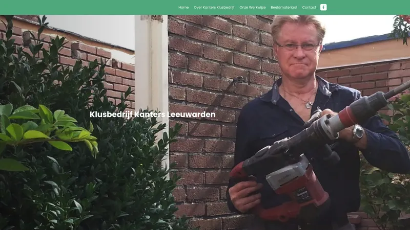Website van Klusbedrijf Kanters Leeuwarden / Meubel Atelier Leeuwarden