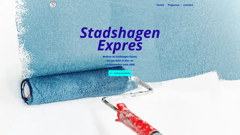 Website van Klusbedrijf Stadshagen Expres