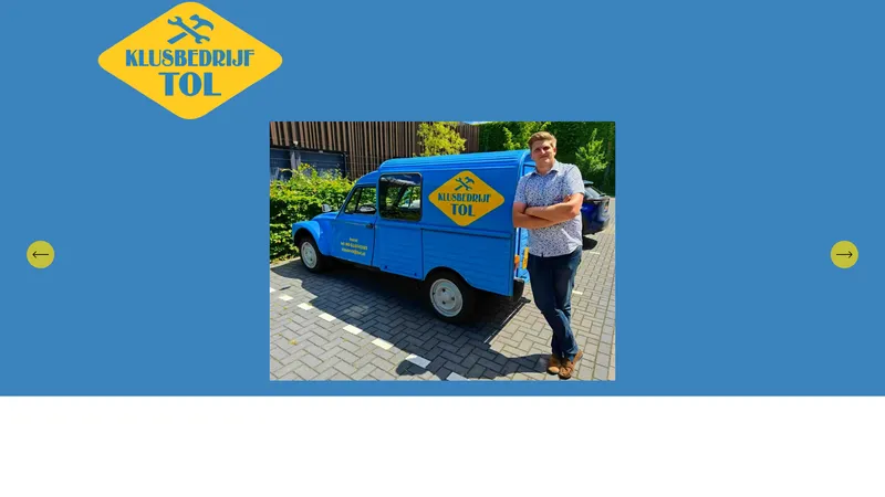 Website van Klusbedrijf Tol 🛠
