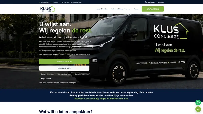 Website van Klusconcierge