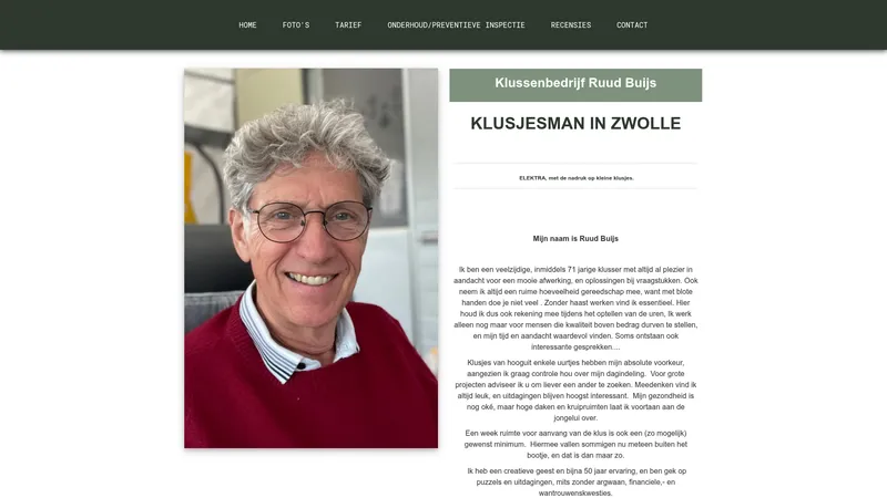 Website van Klusjesmaninzwolle