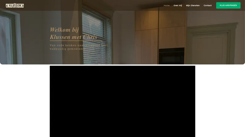Website van Klussen met Chris