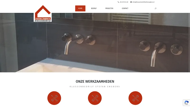 Website van Klussenbedrijf Stefan Engbers