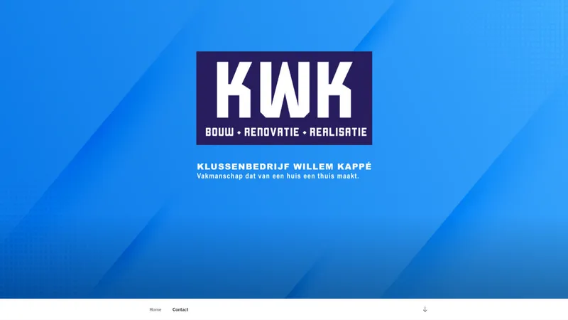 Website van Klussenbedrijf Willem Kappé