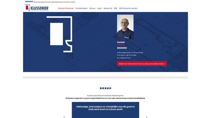 Website van Klussenier Arno Vink🛠