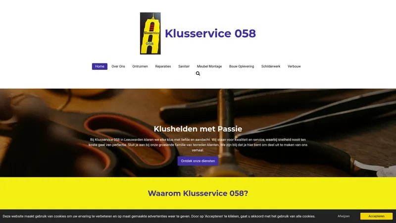 Website van Klusservice058