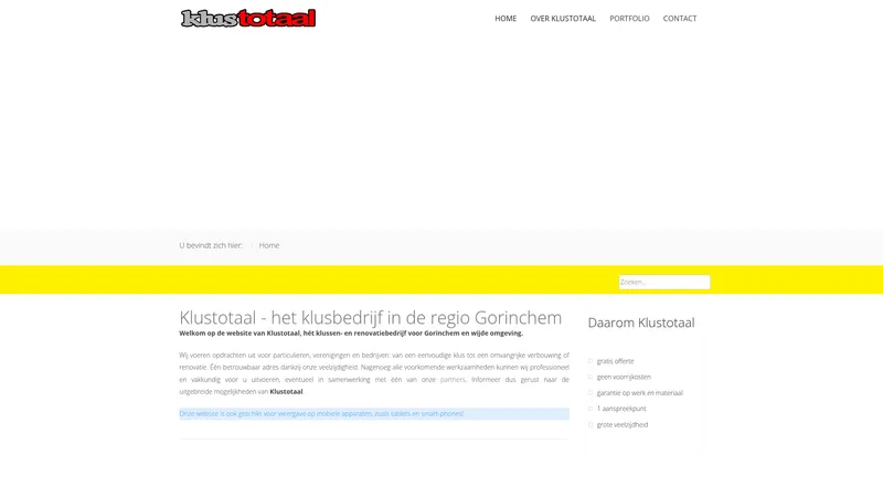 Website van Klustotaal Martin HoeflaakðŸ›
