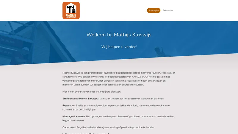 Website van Mathijs Kluswijs