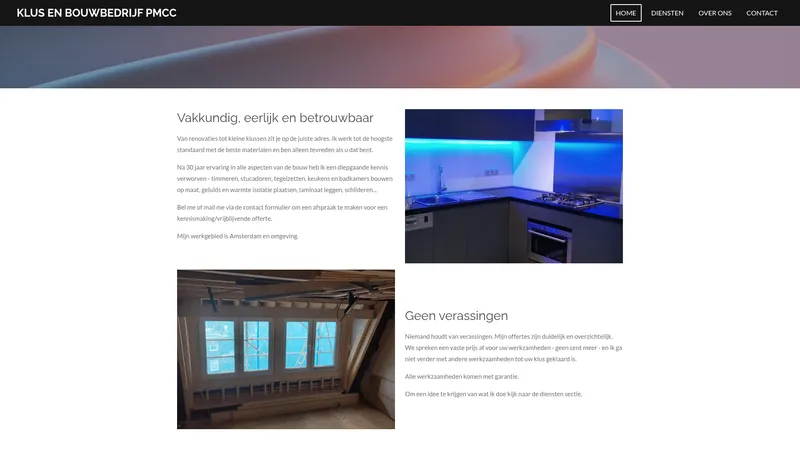 Website van PMCC