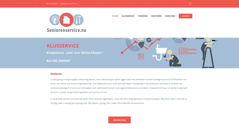 Website van Seniorenservice