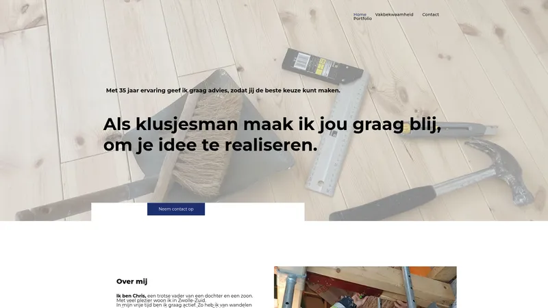 Website van STD, Service en Technische Dienst Oogink
