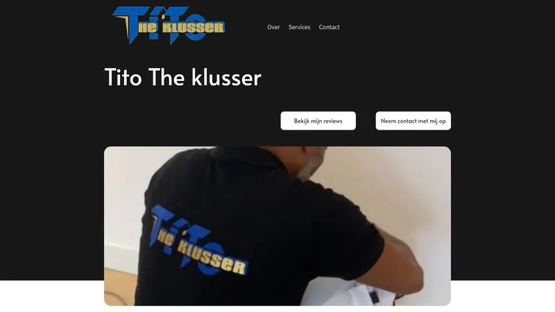 Website van Tito the Klusser