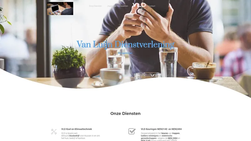 Website van VLD Culemborg Van Luijn Dienstverlening