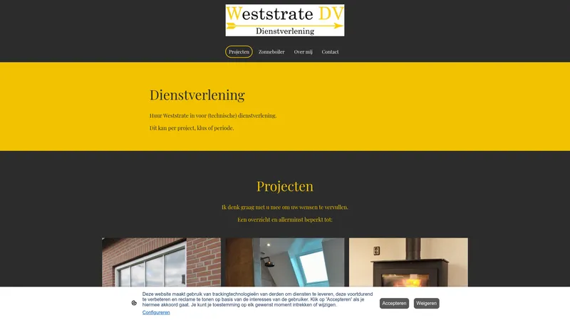 Website van Weststrate-DV