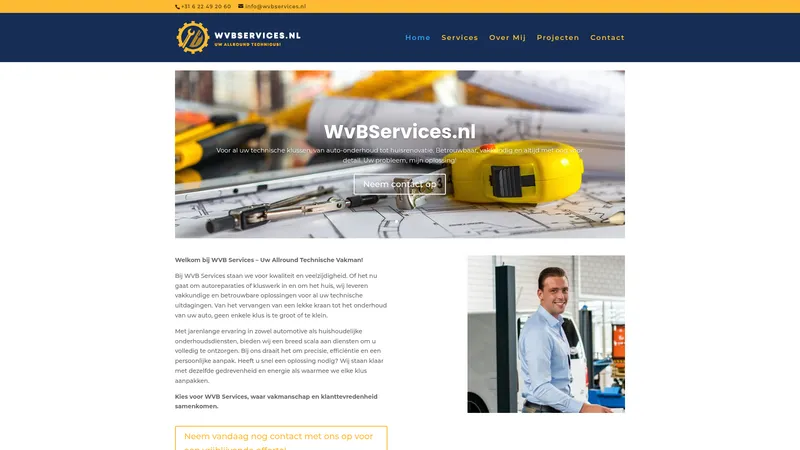 Website van WvB Services